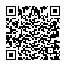 QR Code สำหรับหมายเลขโทรศัพท์ +2697478140