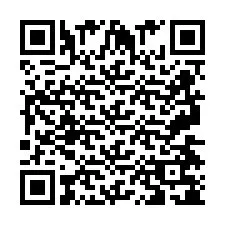 QR код за телефонен номер +2697478161