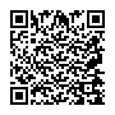 QR-Code für Telefonnummer +2697478183