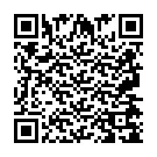 Código QR para número de telefone +2697478189