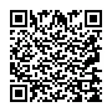 QR-koodi puhelinnumerolle +2697478201