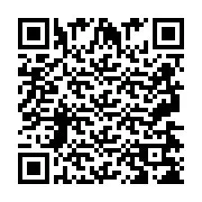 Codice QR per il numero di telefono +2697478211