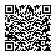 QR код за телефонен номер +2697478212