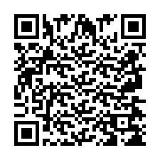 Código QR para número de telefone +2697478214