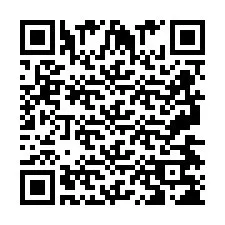 QR код за телефонен номер +2697478221