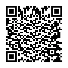 QR kód a telefonszámhoz +2697478236