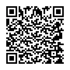 Código QR para número de telefone +2697478254