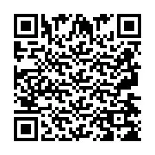 QR-код для номера телефона +2697478260