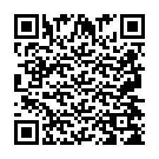 QR Code pour le numéro de téléphone +2697478269