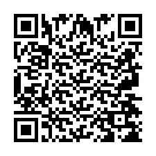 Codice QR per il numero di telefono +2697478278