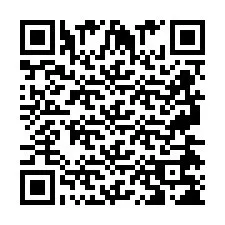 QR код за телефонен номер +2697478282