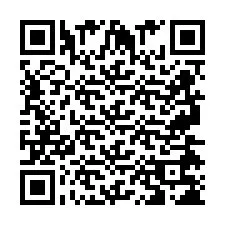 QR Code pour le numéro de téléphone +2697478286