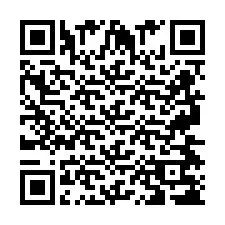 Código QR para número de telefone +2697478322