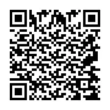 QR-code voor telefoonnummer +2697478323