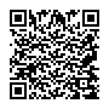 Codice QR per il numero di telefono +2697478327