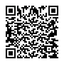 QR-код для номера телефона +2697478338