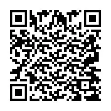 QR Code pour le numéro de téléphone +2697478339