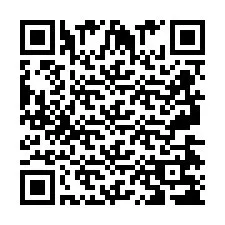 Kod QR dla numeru telefonu +2697478340