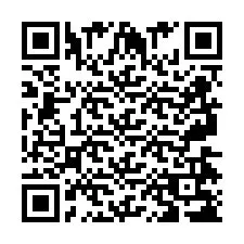 QR код за телефонен номер +2697478350