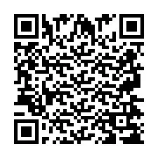 QR-code voor telefoonnummer +2697478352