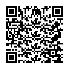 QR-code voor telefoonnummer +2697478353