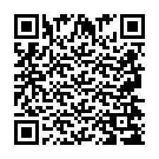 QR-Code für Telefonnummer +2697478356