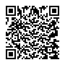 Codice QR per il numero di telefono +2697478360