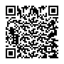 QR код за телефонен номер +2697478369