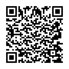 Kod QR dla numeru telefonu +2697478370