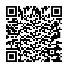 Codice QR per il numero di telefono +2697478381