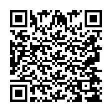 QR код за телефонен номер +2697478399