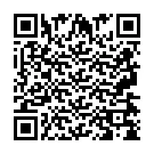 QR код за телефонен номер +2697478405