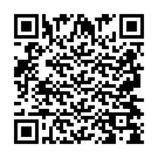 Código QR para número de telefone +2697478436