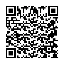 QR-код для номера телефона +2697478452