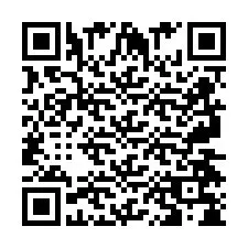 QR-code voor telefoonnummer +2697478478