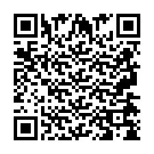 Código QR para número de teléfono +2697478485