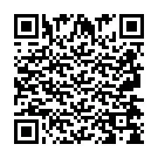 QR Code for Phone number +2697478494
