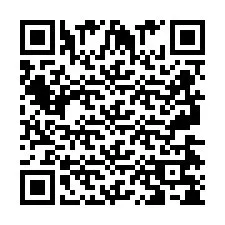 QR-код для номера телефона +2697478510