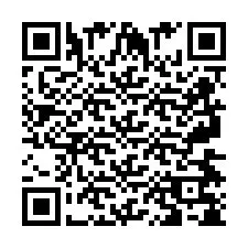 Código QR para número de telefone +2697478520