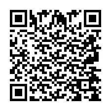 QR-Code für Telefonnummer +2697478598