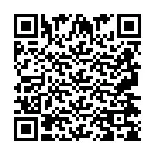 QR-Code für Telefonnummer +2697478599