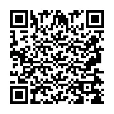 QR-код для номера телефона +2697478605