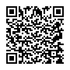 QR Code pour le numéro de téléphone +2697478611