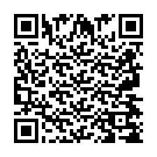 QR-код для номера телефона +2697478728