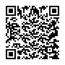 QR код за телефонен номер +2697478741