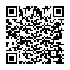 QR-code voor telefoonnummer +2697478748