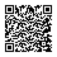 QR-code voor telefoonnummer +2697478750