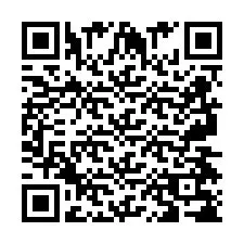 Código QR para número de telefone +2697478768