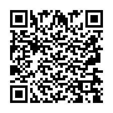 Codice QR per il numero di telefono +2697478800