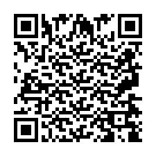 QR Code pour le numéro de téléphone +2697478811